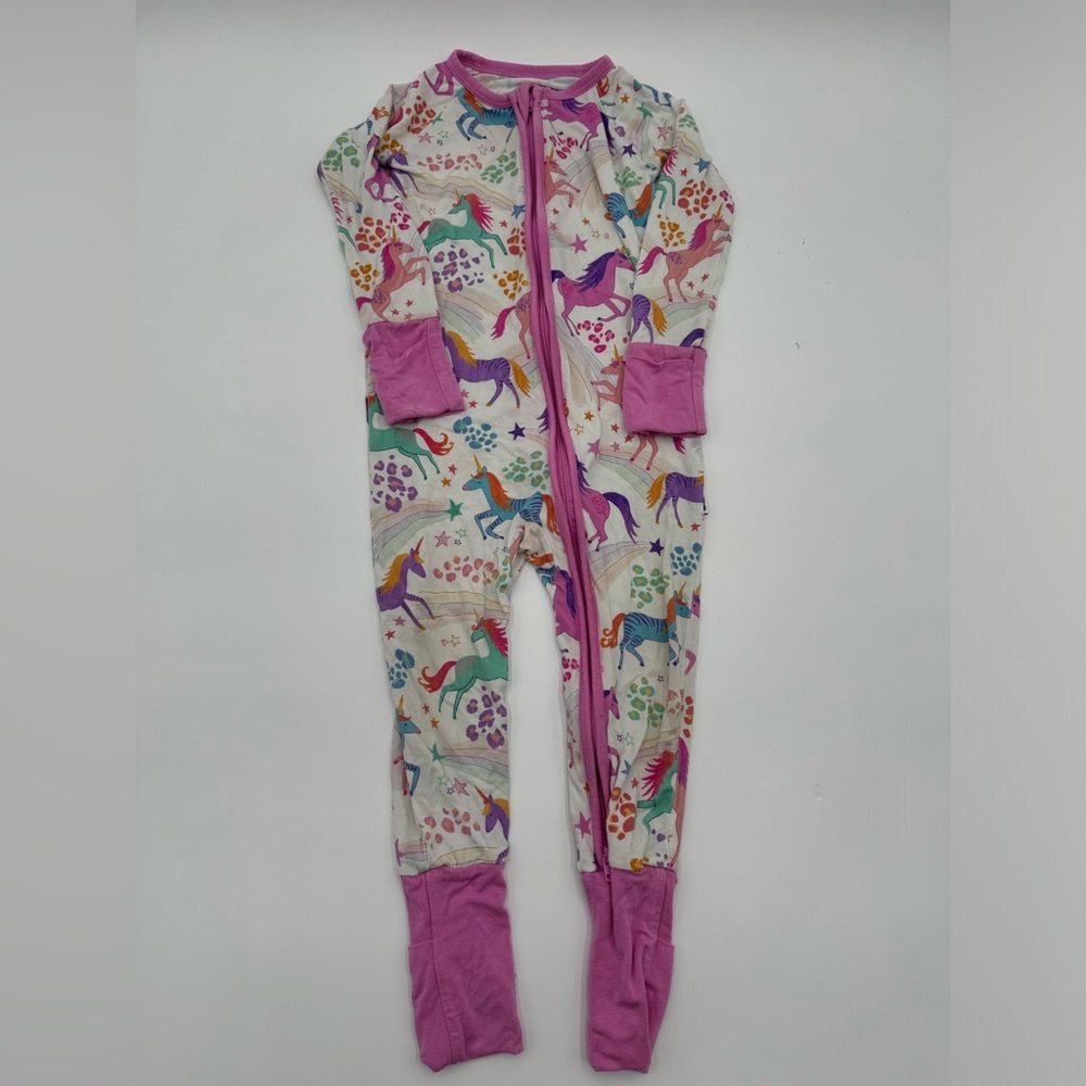 Little Sleepies Unicorn Magic Bamboo Viscose Zippy (12-18m)